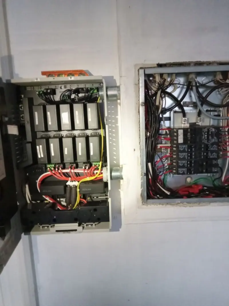 Electrical panel upgrade completed for Security Camera Wiring in Holden Lakes